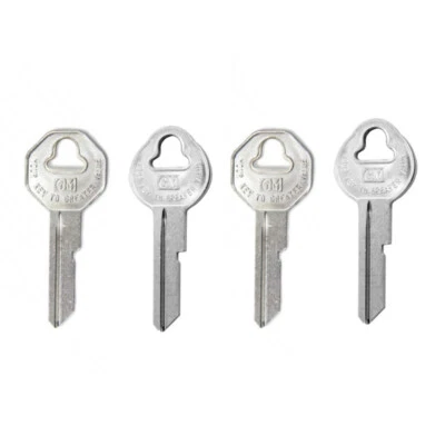 1935-1966 Chevy Cadillac Buick Olds Pontiac GM G-15 Ocatgon Pearhead 4 Key Blank - Image 1 of 4