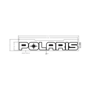 Polaris Tailgate Decal, for RANGER Models, Genuine OEM - 7178917 - Picture 1 of 2
