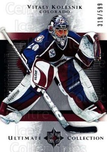 2005-06 UD Ultimate Collection #200 Vitaly Kolesnik