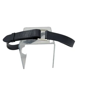 Vintage Polo Jeans Echt Leder Gürtel M Umschlag Klettverschluss Logo - Bild 1 von 13