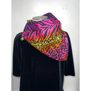 Bandana de leopardo arco iris para mujer bufanda cubierta para la cabeza corbata cuadrada Do-Rag - Imagen 1 de 4
