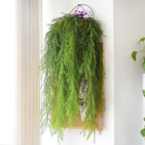 3.4ft Artificial Vine Pine Needle Fake Plant for Home Garden Wall Hanging Decor - Picture 1 of 6