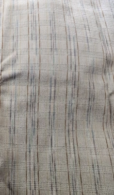 Velveteen Upholstery Fabric Remnant Piece Coated Backing 56"W x 17"L  & extra pc - Image 1 of 4