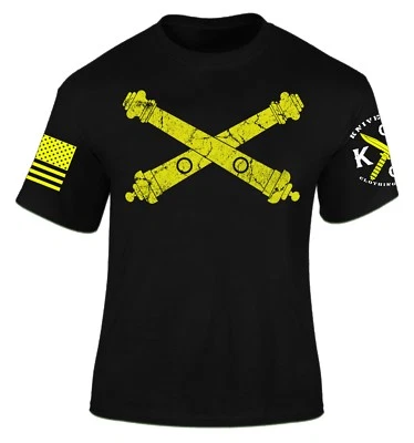 Artillery T-Shirt I Patriot I Veteran I Field Artillery I King of Battle I Army - Image 1 of 2