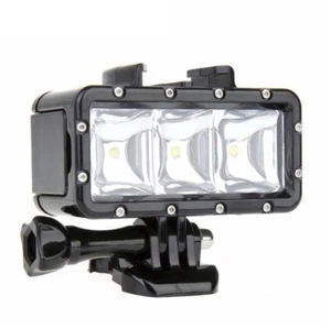 Luz LED Impermeable para GoPro HERO 13/12/11/10/9/8/7/6/5/4/3/MAX - Imagen 1 de 10