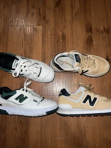 New Balance Herren 550 & 574 beide 7,5 grün hellbraun weiß TOP ZUSTAND - Bild 1 von 9