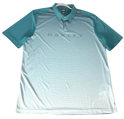Polo de golf Oakley para hombre XL verde degradado J Joyce Hydrolix manga corta Foto 1 de 4