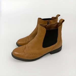 Diana Ferrari Supersoft brown leather Chelsea boots Size 38 exc cond - Picture 1 of 5