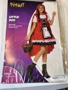 Spirit Halloween Little Red Riding Hood Girl’s Costume, Medium 8-10 - Picture 1 of 3