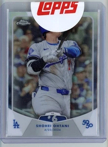 Shohei Ohtani 2024 Topps Chrome 50/50 Refractor HR #6 SEALED #11 LA Dodgers SP - Picture 1 of 2