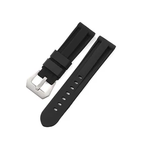 22 24 26 mm Silicone Rubber Watch Band For PANERAI PAM Diver Strap With Buckle - Bild 1 von 13