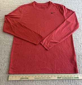 Maglia girocollo manica lunga Nike rossa Dri-FIT Team Player taglia Large DX0993-672 - Foto 1 di 13