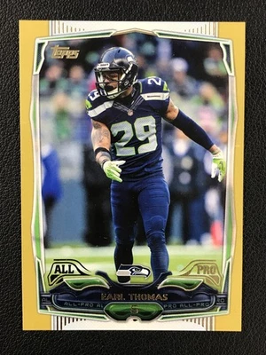2014 Topps #283 Earl Thomas Gold /2014 Seattle Seahawks - Image 1 of 2