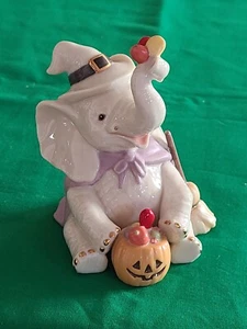 Halloween Jack o Lantern Witch Lenox Holiday Collection Elephant Trunk O Treat - Picture 1 of 11