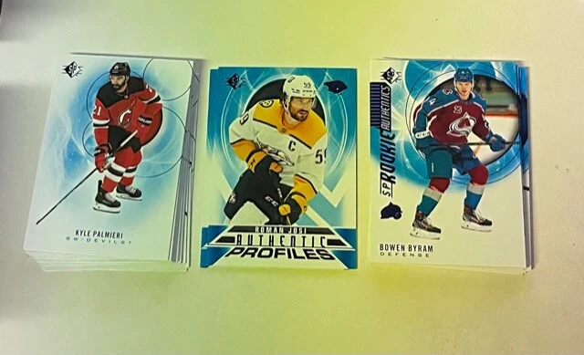 2020-21 Upper Deck SP Authentic Blue Hockey Singles You Pick - Image 1 of 1
