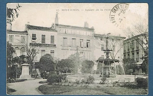 CARTE POSTALE - 82 - VUE SUR LE SQUARE DE LA PREFECTURE à MONTAUBAN - 016 - Picture 1 of 1