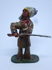 Vintage Unmarked Miniature American Indian Germany 3"