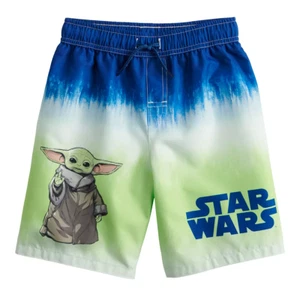 STAR WARS The Mandalorian Baby Yoda Swim Trunks Retail $24.00 Size Small (4) - Picture 1 of 5