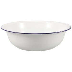 Enamel Footbath Bucket for Soaking Feet Tub Stainless Steel Basin Miss Elderly - Picture 1 of 12