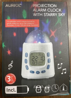 Aurial Projektionswecker mit Sternenhimmel - Bild 1 von 3