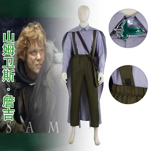 Cosplay Samwise Gamgee Frodo Baggins Costumes Cloaks Halloween Masquerade Suits - Picture 1 of 10