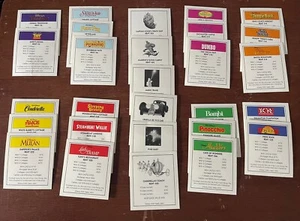 Monopoly Disney Edition 28 Replacement Mortgage Cards 2001 Complete Used - Picture 1 of 1