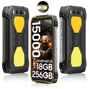 Blackview BV7300 Rugged Smartphone 18GB+256GB 6.67" Android 14 15000mAh 50MP NFC - Picture 1 of 18