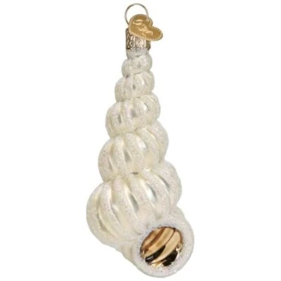 Old World Christmas WENTLETRAP SHELL (12652) Glass Ornament w/OWC Box