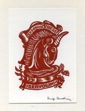 Ex Libris b 1446 Luigi Servolini