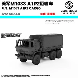 3D Printed 1/72/87/144 US Army FMTV Series M1083 A1P2 CARGO Unpainted Model Kit - Picture 1 of 1