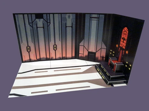 Custom Siege of Mandalore Throne Diorama Playset 3.75 Star Wars Hasbro Kenner Cover