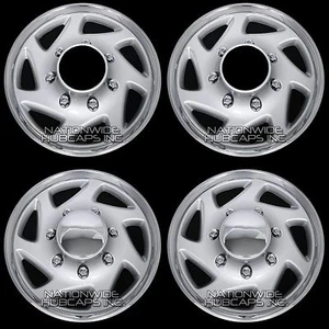 New Set of 4 FORD 4x4 Truck Van 16" 8 Lug Full Covers Rim Hub Caps 4 Steel Wheel - Picture 1 of 9