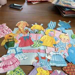 VINTAGE 1965 MATTEL WHITMAN DROWSY PAPER DOLL W/FLOCKED CLOTHES Pre Owned - Picture 1 of 3