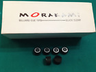 Morakami BLACK CLEAR Cue Tip - Super Soft, Soft, Medium, Hard & FREE SHIPPING