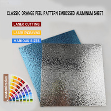 Orange Peel  Pattern Reflectivity 95 Embossed Aluminum Plate Sheet  Processing