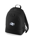 British Rail BR Double Arrows Rucksack Backpack - Black or Navy