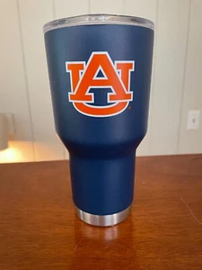 Large Metal Auburn University Football Gametime Sidekicks 24 oz cup - Picture 1 of 4