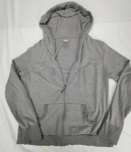 Girls Danskin Now Gray Zip Up Sweater Large 12/14 - Picture 1 of 6