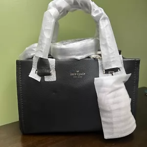 NWT Kate Spade Large Black Leather Maryam Palmer Drive Bag Wkru5218 W/packing - Picture 1 of 14