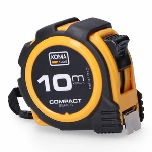 Flexómetro Koma Tools Compact ABS 10 m x 25 mm - Imagen 1 de 10