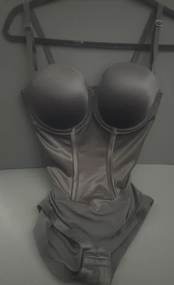 Размер 36D MAIDENFORM Shapewear ультра твердый черный похудения боди новый - Изображение 1 из 4