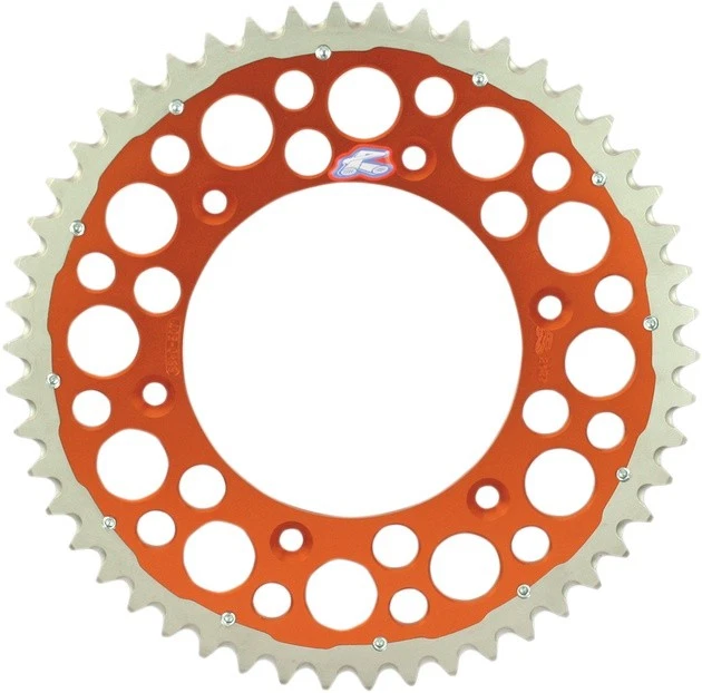 Renthal 520 TwinRing Rear Sprocket 50T Orange #2240-520-50GPOR - Изображение 1 из 1