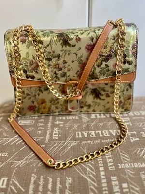 Bolso de mano de lujo de cuero italiano Cavalcanti. Excelente Estado Hecho en Italia Foto 1 de 4