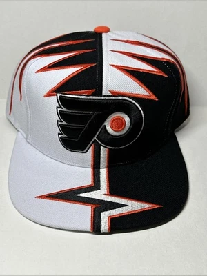 Gorra Philadelphia Flyers Shockwave Snapback Naranja Negra Mitchell & Ness Nueva con Etiquetas Foto 1 de 4