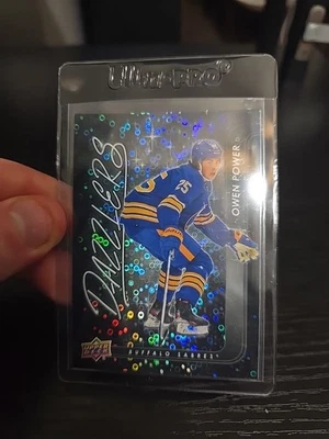 2024-25 Upper Deck Series 2 Dazzlers Owen Power #DZ-94 - Image 1 of 4