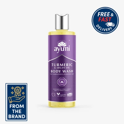 Ayumi Turmeric & Vitamin C Body Wash | Promotes Fresh and Radiant Skin | 250ml