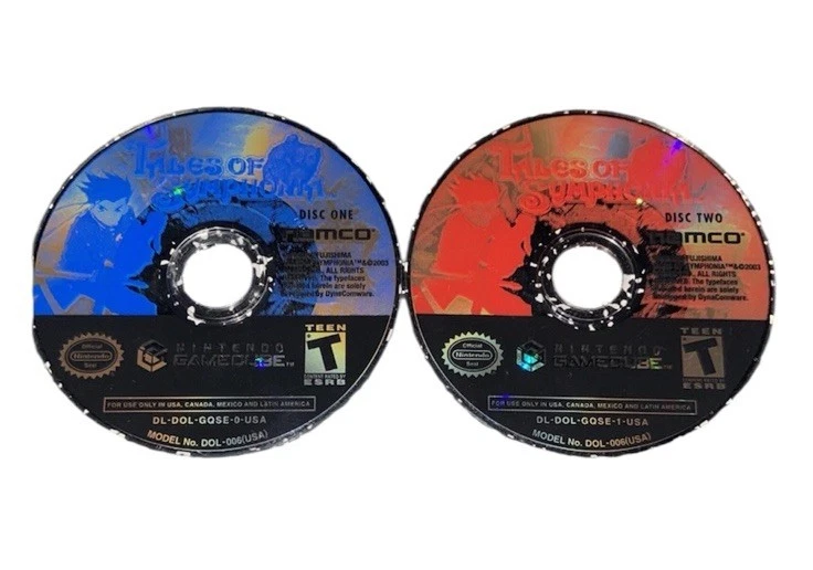 Discos Tales of Symphonia (Nintendo GameCube GC) ¡Solo probados!! Foto 1 de 1