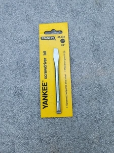 STANLEY YANKEE 1/4 ZOLL SCHRAUBENDREHER-BIT. USA GEHÄRTETER GEHÄRTETER STAHL 68-341. 1989. - Bild 1 von 11
