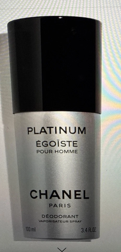 香奈儿 Egoiste 男士白金除臭喷雾 3.4 盎司/100 毫升全新密封 — 第 1/3 张图片