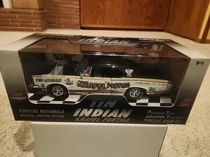 1966 KNAFEL PONTIAC- GTO TIN INDIAN DRAG CAR ISSUE #2 LIMITED EDITION-1:18-NEW - Picture 1 of 10